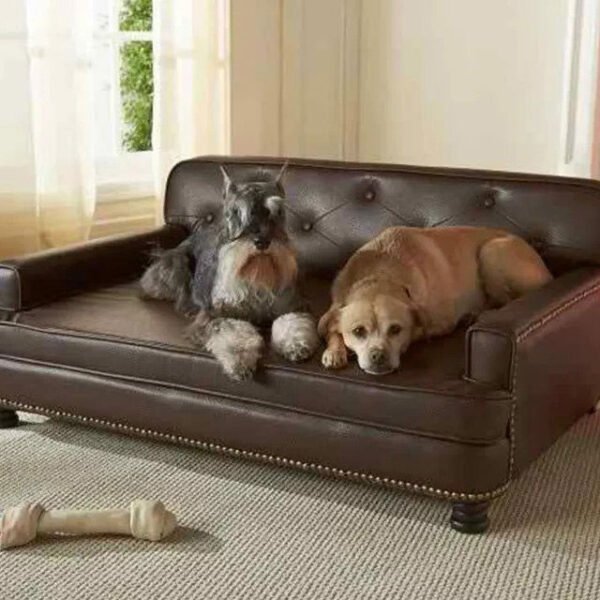 p360b library sofa – brown pebble